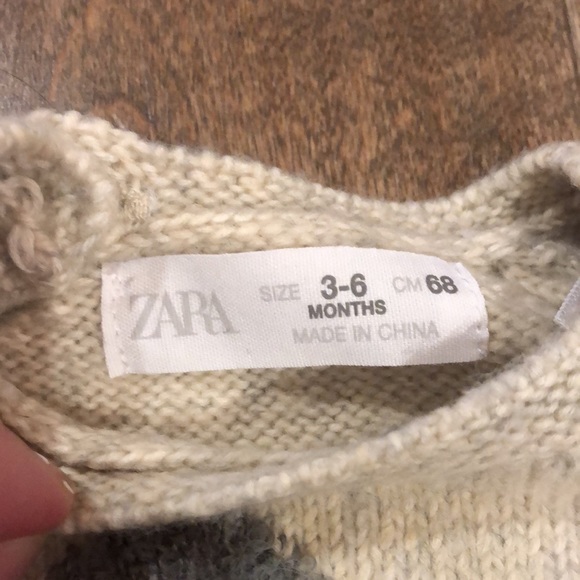 Zara Baby Sweater - Size 3-6M - Picture 2 of 3